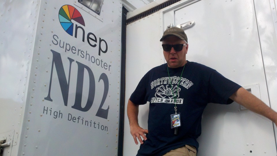 Guarding the door of the NEP ND2 truck in Hawaii 